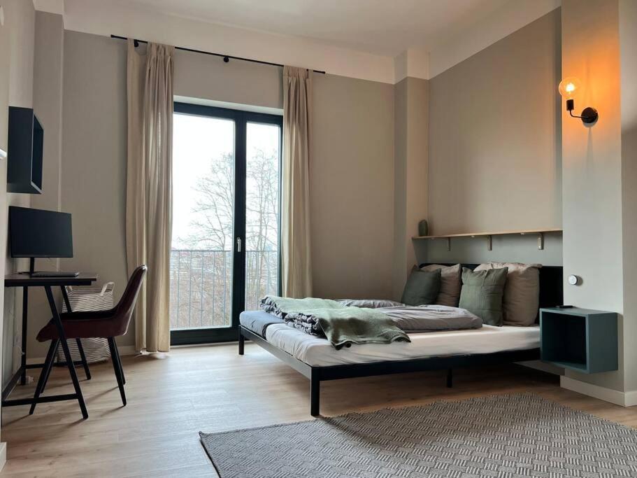 Апартаменты Loft 7 15Min Hbf 2Br Smart Tv Wifi Лейпциг Экстерьер фото